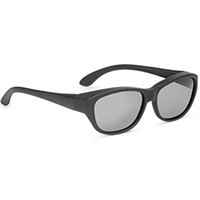 Overspecs plastic black oval 61-16