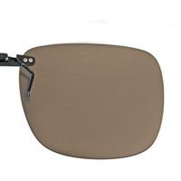 Polarized Clip on brown (75-80%) 62x52 for plastic frames