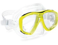 Diving mask for professionals, yellow