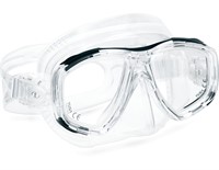 Diving mask for professionals, transparent