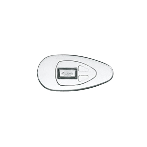Nosepad Ultra slim Silicone Push-in 15mm 100 pcs