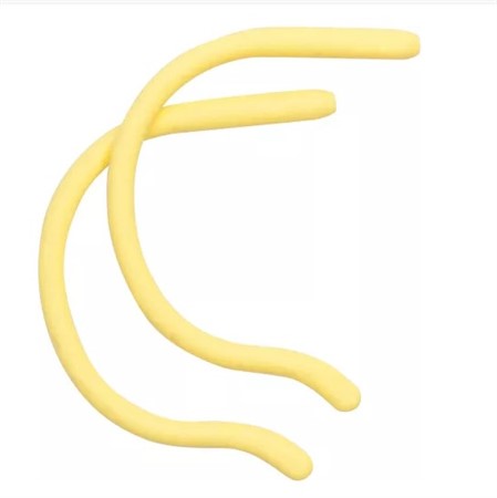 Sport temple tips kids yellow 1 pair, length 80 mm