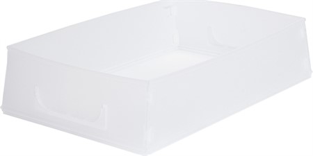 Job tray foldable, transparent 10 pcs