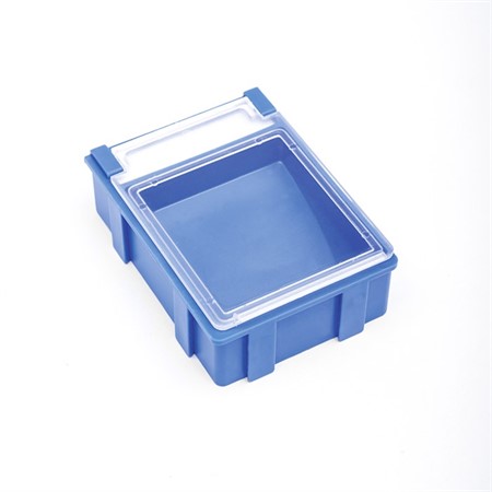 Snap-lid box blue medium 4 pcs