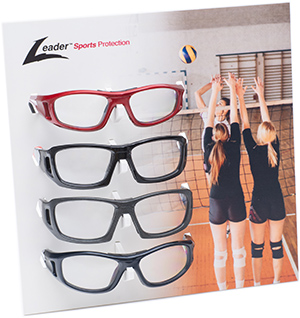 Leader Sports Protection Display for 4 frames (contents not included)