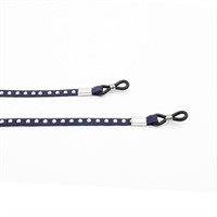 Spectacle Holders with rivets, dark blue 3 pcs. 70cm