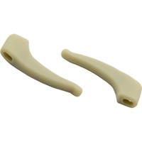 Non-slip temple ends, 4.3 x 2.8 mm Feather Green 5 pairs