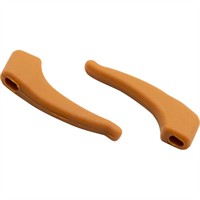 Non-slip temple ends, 4.3 x 2.8 mm Golden Brown 5 pairs