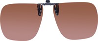 Polarised Flip up brown 65x56 (70-75%) 1pc extra slim mounting