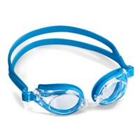 Swimming goggle blue/transp. lenses - plano lenses
