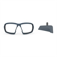 Agent Q AC560046B Interface/Side Shields- Blue avio/grey