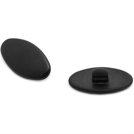 Pad Titanium Push-in Black matte 13mm 4 pcs