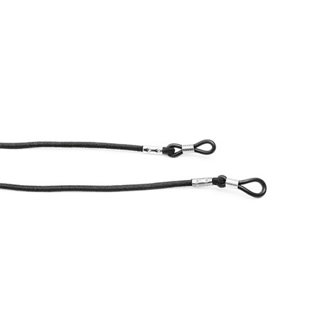 Elastic Spectacle Holders, black 10 pcs, 66cm