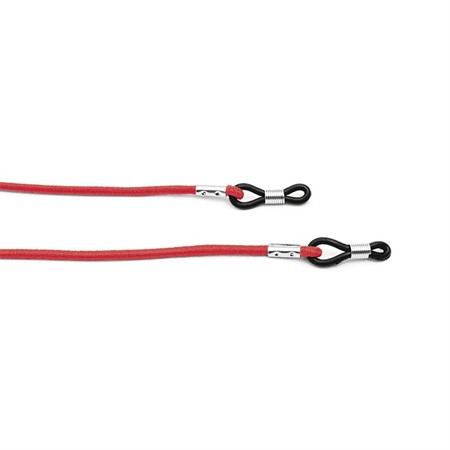 Elastic Spectacle Holders, red 10 pcs, 66cm