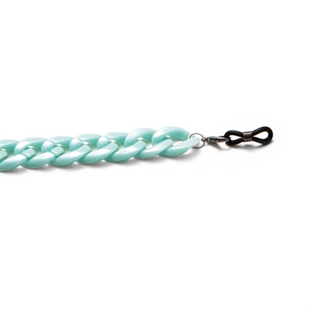 Acrylic chain, Aquamarine, 2 pcs, 65 cm