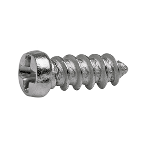 Screw hinge steel silver 1.6 50 pcs