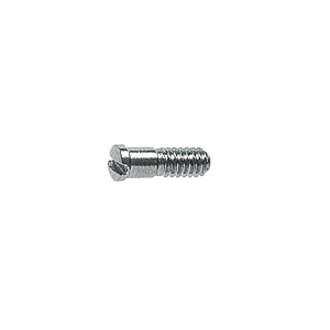 Screw/pad steel silver 1,2mm 100pcs