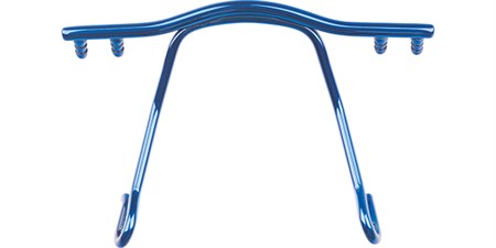 Bridge for sleeve frames, blue 1pc Beta titanium