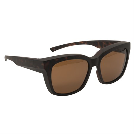 Rome Overspecs plastic Matt Havana Square big Grey 57-17