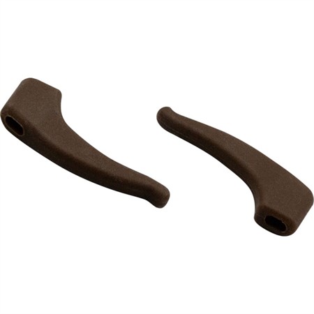 Non-slip temple ends, 4.3 x 2.8 mm Brown  5 pairs