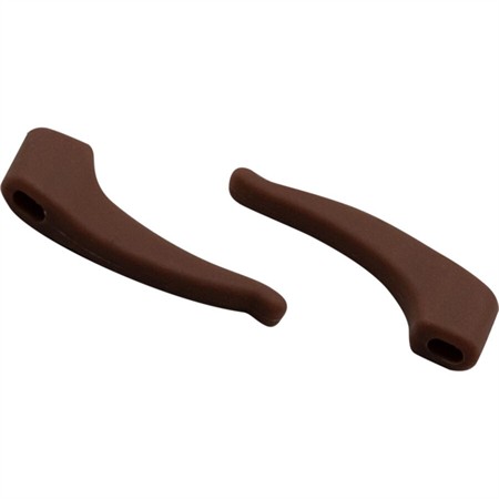 Non-slip temple ends, 4.3 x 2.8 mm Teracotta 5 pairs