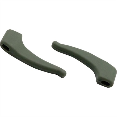 Non-slip temple ends, 4.3 x 2.8 mm Pewter Green  5 pairs