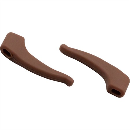 Non-slip temple ends, 4.3 x 2.8 mm Cedar Brown 5 pairs