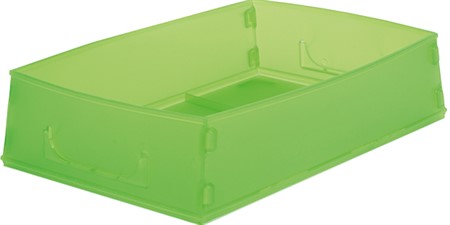Job tray foldable, green 10 pcs