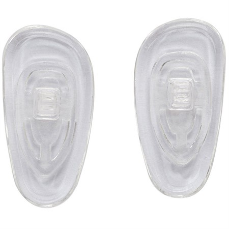 Economi Nose pads silicon screw D-shape 17mm 50 pairs