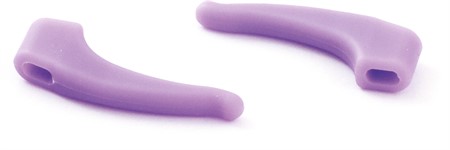 Non-slip temple ends Ø inner: 5.9x2.7mm Lilac 5 pairs