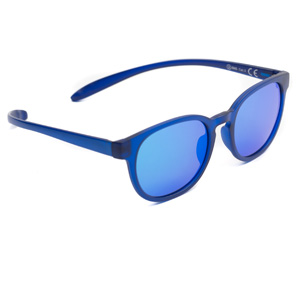Kids Sunglasses Blue, Grey polarising with Blue Mirror Coating 48-18