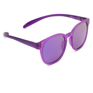 Kids Sunglasses Purple, Grey polarising with Purple Mirror Coating 48-