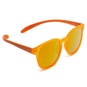 Kids Sunglasses Orange, Grey polarising with Orange Mirror Coating 48-
