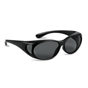 Overspecs plastic black matt, oval 61-14
