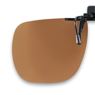 Polarized Flip up brown 65x56mm (75-80%) 3pcs