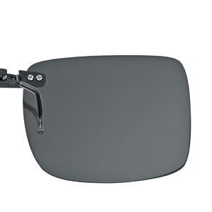 Polarized Clip on grey (75-80%) 48x40mm for plastic frames