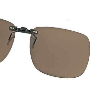 Polarized Clip on brown (75-80%) 52x42 for plastic frames