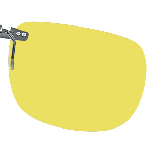 Polarised Clip on yellow (35 %) 62x52mm