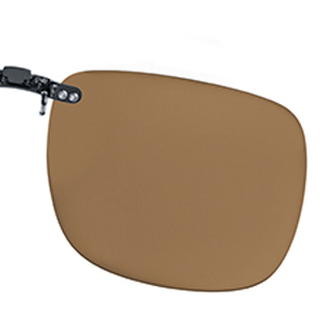 Polarised Clip on brown (75-80%) 62x52 for metal frames