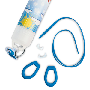 Swimming goggles set children blue-assembly kit