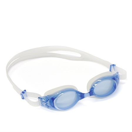 View swimming goggles -plano assembled, SWIPE anti-fog , Transp-blue