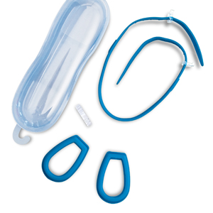 Swimming goggles set blue-assembly kit
