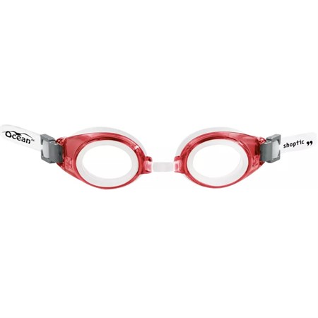 Swimming goggle Ocean Plano lenses Red, (also available as RX)
