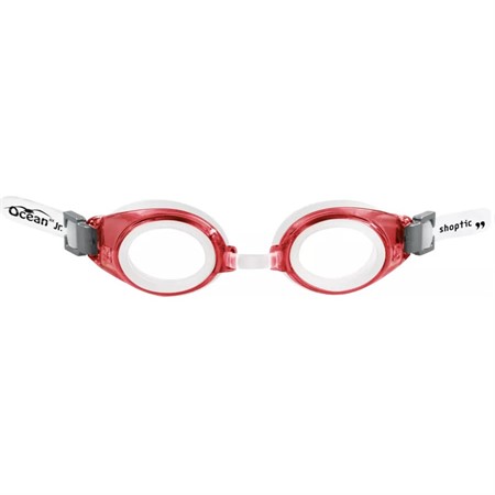 Swimming goggle Ocean Junior Plano lenses Red, (also available as RX)