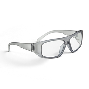 Safety goggle plastic grey matt 60-15