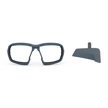 Agent Q AC560046B Interface/Side Shields- Blue avio/grey