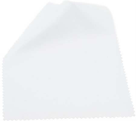 Microfibre cloth optilux White 10 x 15 cm ZIG-ZAG-CUT