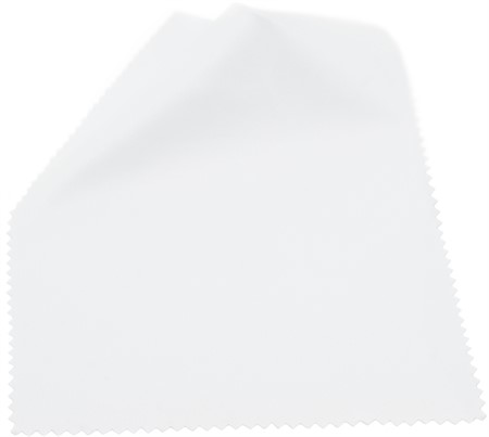 Microfibre cloth optilux White 12 x 16 cm ZIG-ZAG-CUT