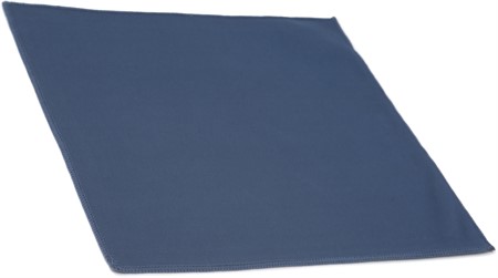 Microfibre cloth optilux 20 x 20 cm Dark Blue SEWN EDGE