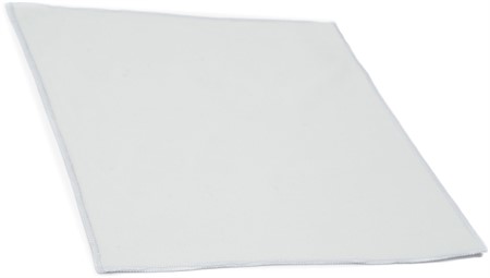 Microfibre cloth optilux 20 x 20 cm Light Grey SEWN EDGE